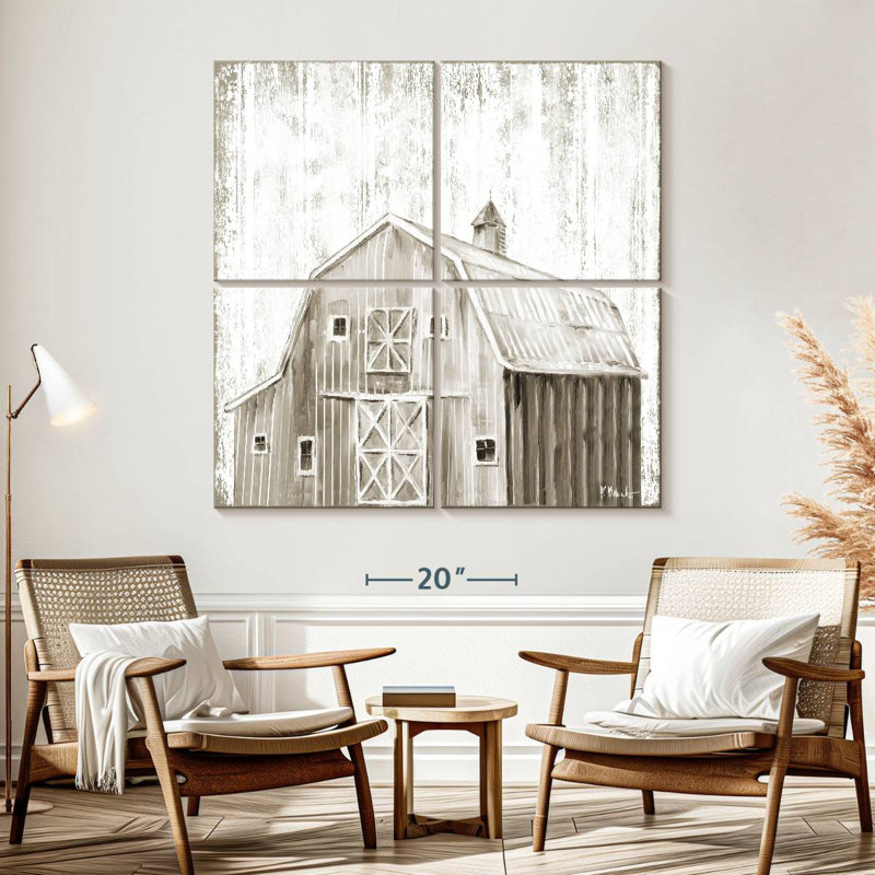 Lilie White Wood Barn I