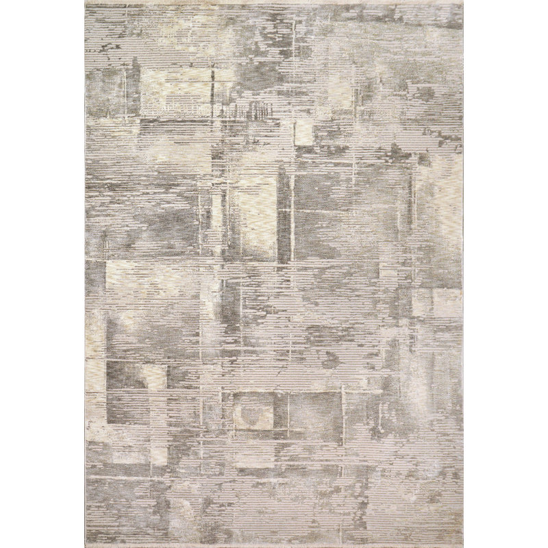 Abstract Indoor Rug, Rectangle 2'7" x 4'11"