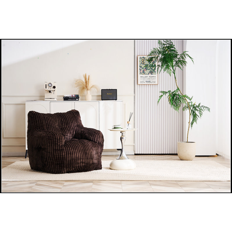 Fauteuil à billes Soft Velvety, Brun