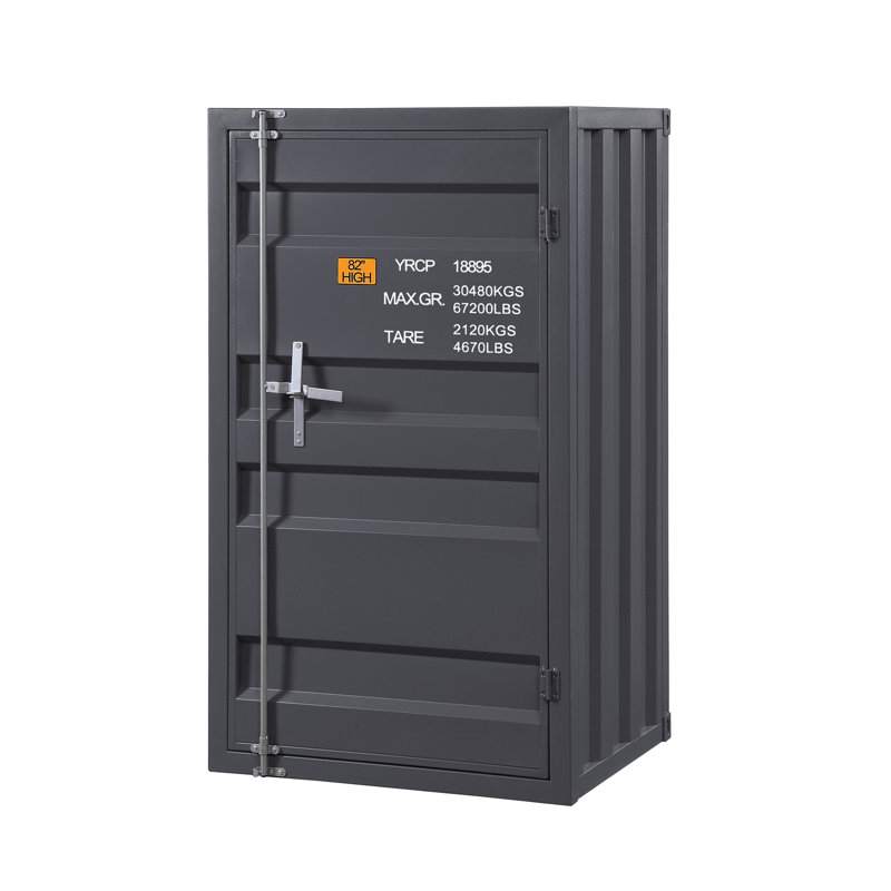 Cargo Gunmetal Finish Chest, Gunmetal