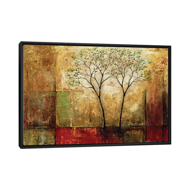 « matinée luster i », reproduction d’art sur toile, H 40 po x l 60 po x p 1,5 po, Toile avec cadre noir, Pas de tapis