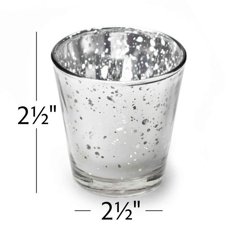 Ensemble de support votive de table en verre 96 pièces