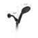 Matt black high pressure multi function with hand held shower faucet