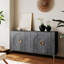 Armoire en bois, armoire à buffet Buffet, armoire de rangement pour la maison-2055658870