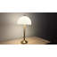 20" Glass Lampshade LED Table Lamp