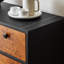 Commode d'appoint style rétro minimaliste français