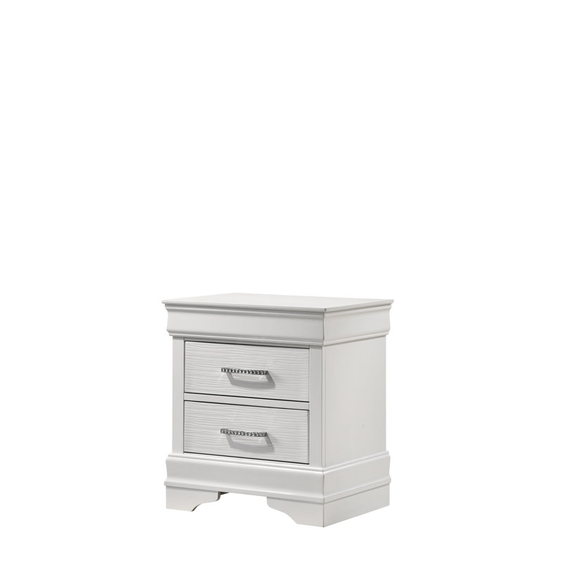 Table de chevet Mayodan, Blanc