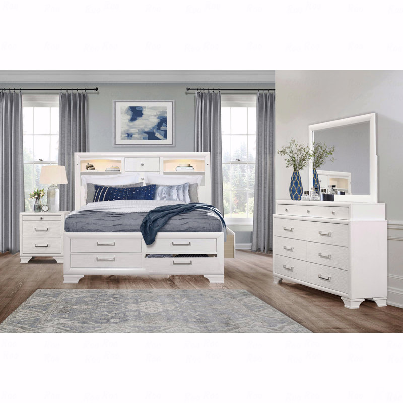 Table de chevet, Blanc