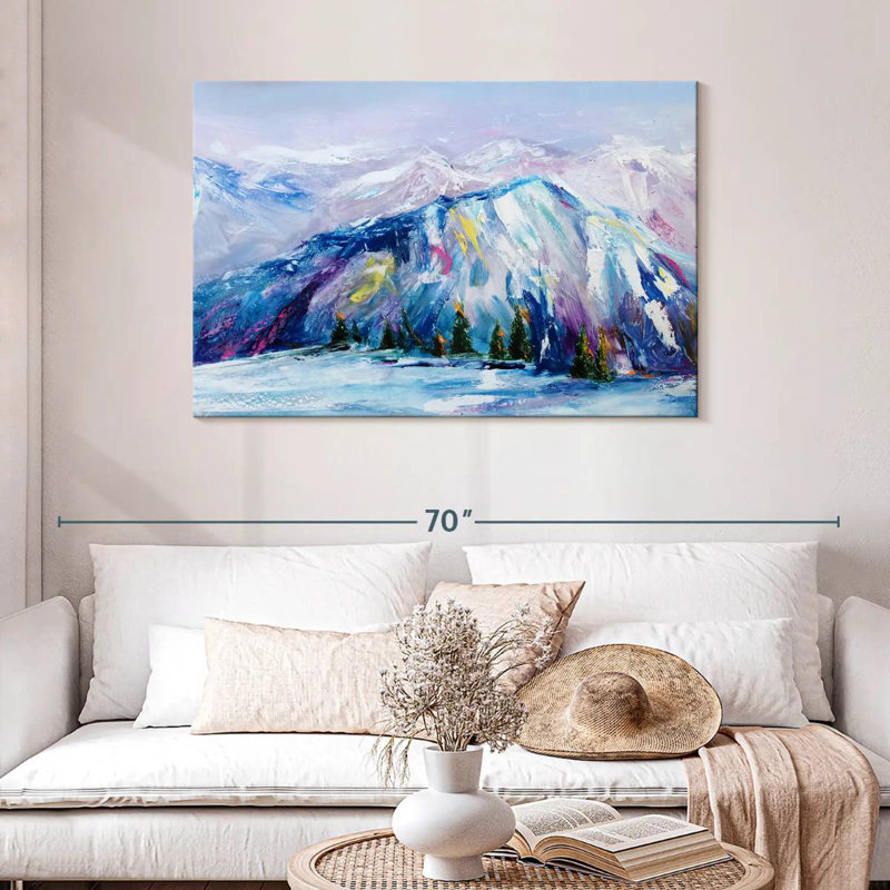 Alvord Blue Ridge Mountains Oil, 30" H x 45" W