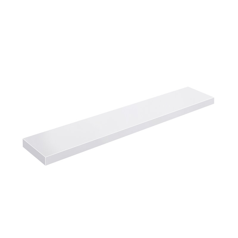21.25 Inch Solid White Side Splash in Engineered Stone
