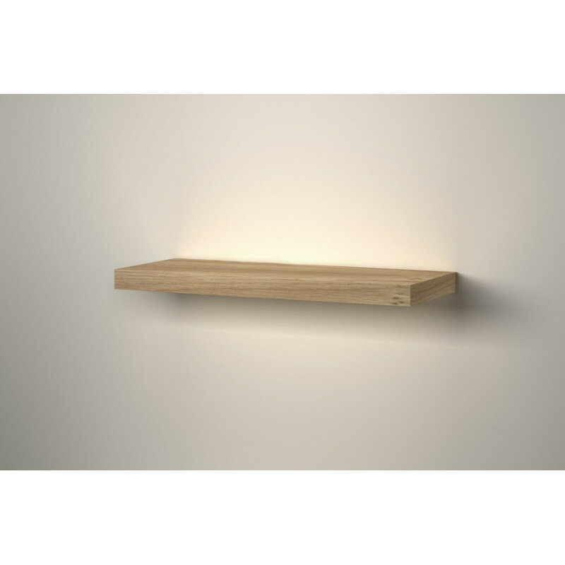 Danissa 3 Piece Floating Shelf, 4cm H x 80cm W x 23.5cm D