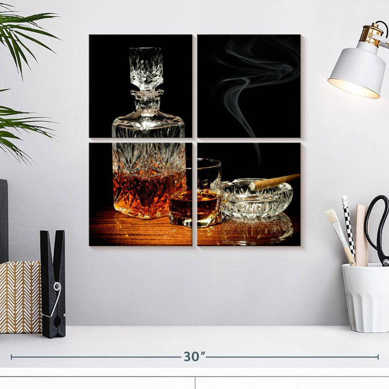 Carafe à décanter et cigare Yarlin, H 18 po x l 18 po