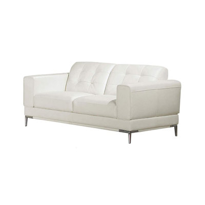 Heil 63'' Faux Leather Loveseat