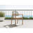 Fensee Teak Wood Patio Dining Set with-112321842