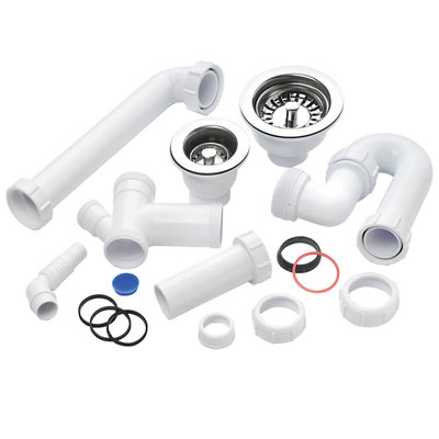  RAK Rangemaster 1.5 Bowl Waste & Plumbing Kit No Overflow
