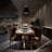 Bentley 1 - Light Black/Aged Brass LED Single Pendant