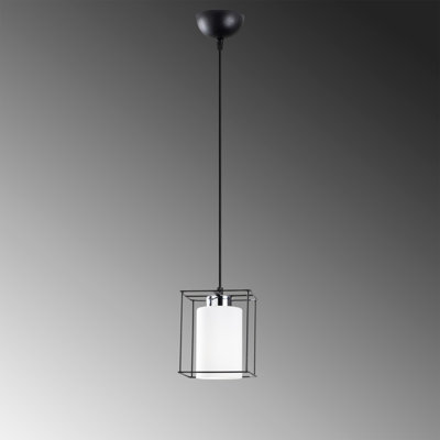 Luminaire suspendu géométrique à 1 lumière Hendren