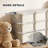 Qaba 3 Tier Kids Storage Unit, Toy Organizers and Storage with Drawer Chest for Kids Bedroom Nursery Kindergarten Living Room for Boys Girls Toddlers,-641718443-669801234