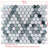 10" x 11" Marble Mosaic Wall & Floor Tile