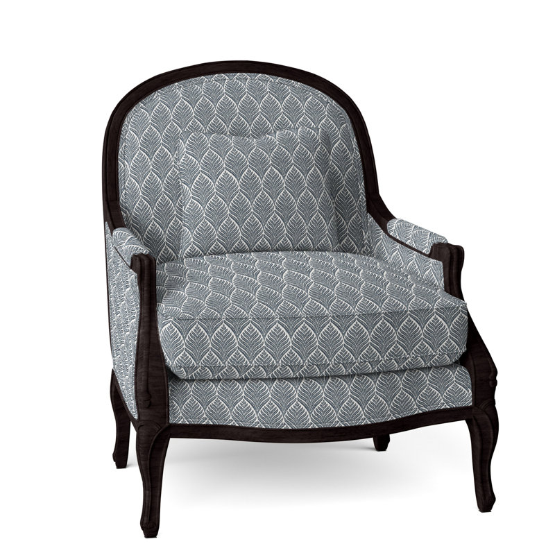 Fauteuil l 33,5 po Adair, Perigold ‑ indigo Linnaeus, Espresso