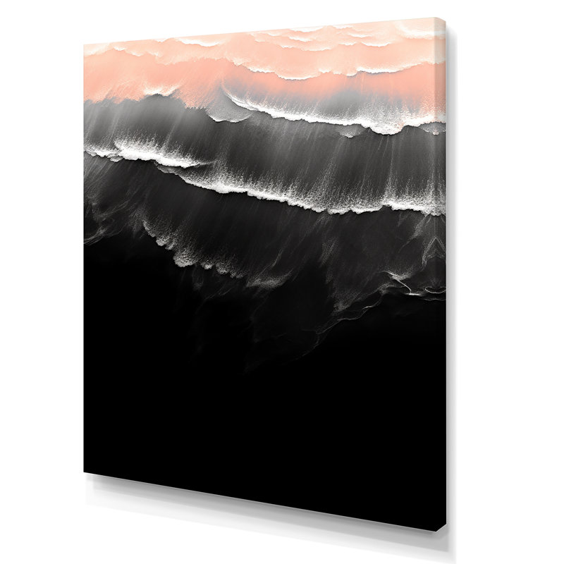 Islande, plage de sable, merveilles III - plage, art mural, Toile tendue, H 40 po x l 30 po