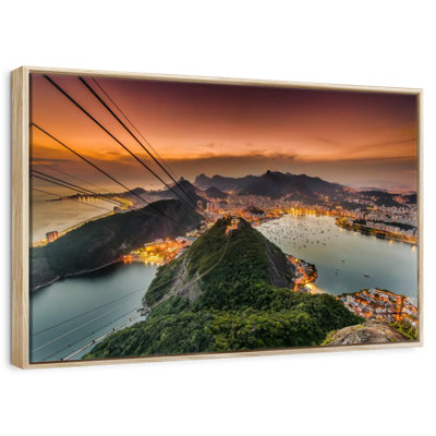 Rio De Janeiro At Dusk