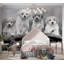 Papier peint animaux - Quatre chiots-988517280
