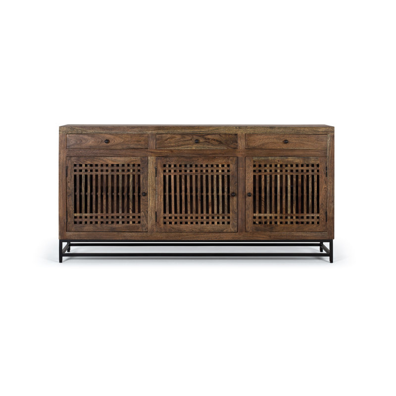 Aburizik 180cm Solid Wood Sideboard