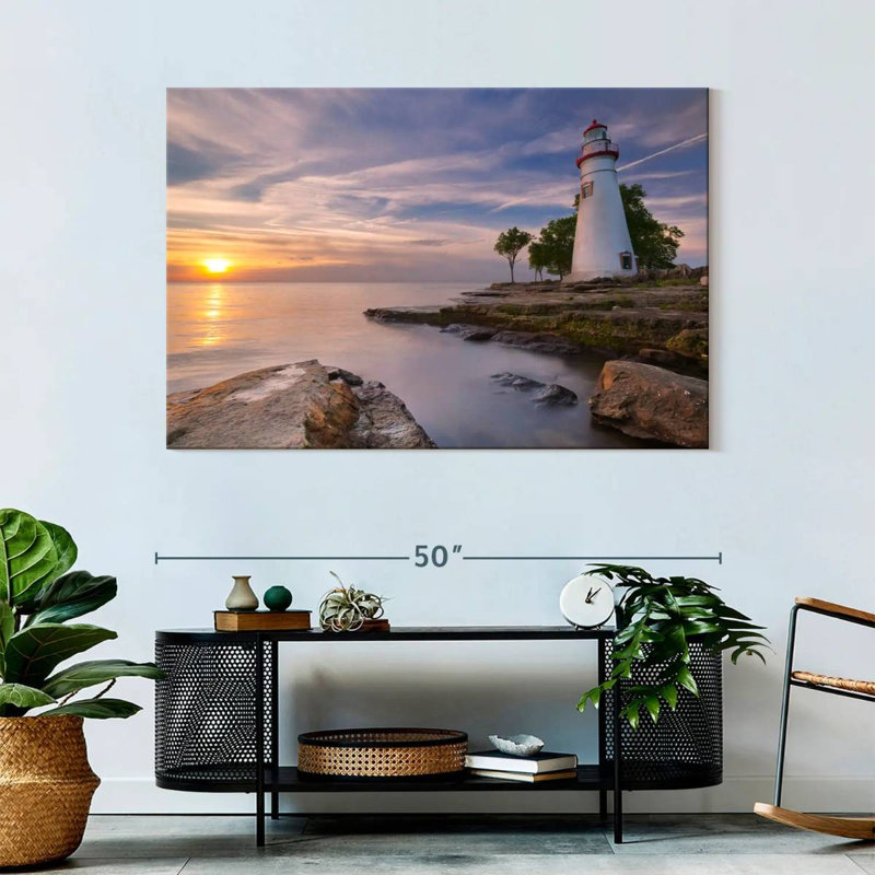 Photographie du phare de Marblehead par Aletra, H 32 po x l 48 po