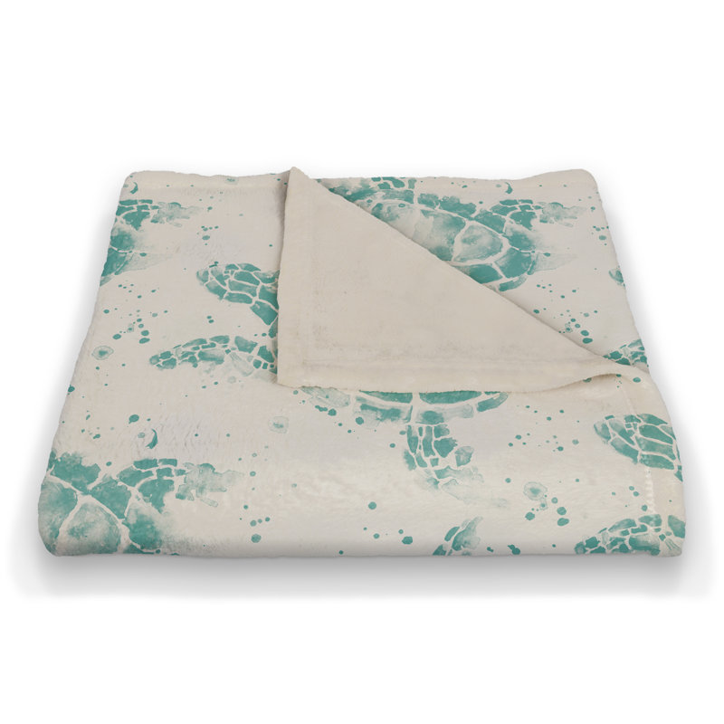 Hand Woven Throw Blanket, Teal
