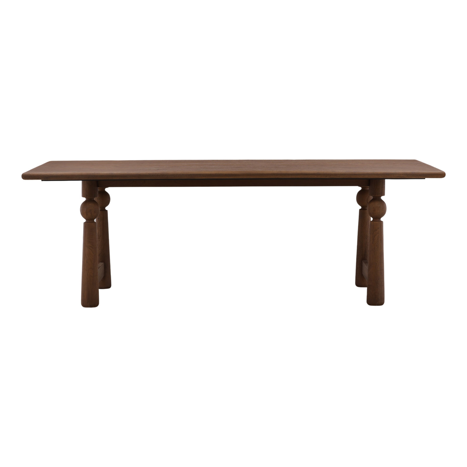 Lyra 90" Mango Dining Table, Brown