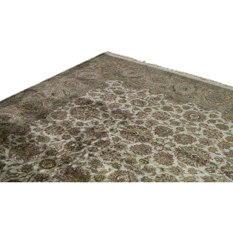 One-of-a-Kind Rectangle 9'2" X 11'5" Hand Knotted Area Rug