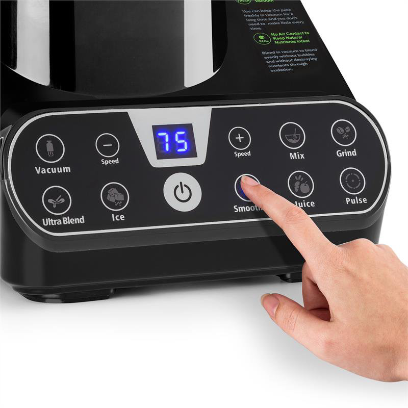 Klarstein 6 Speed 1500ml Countertop Blender, Black