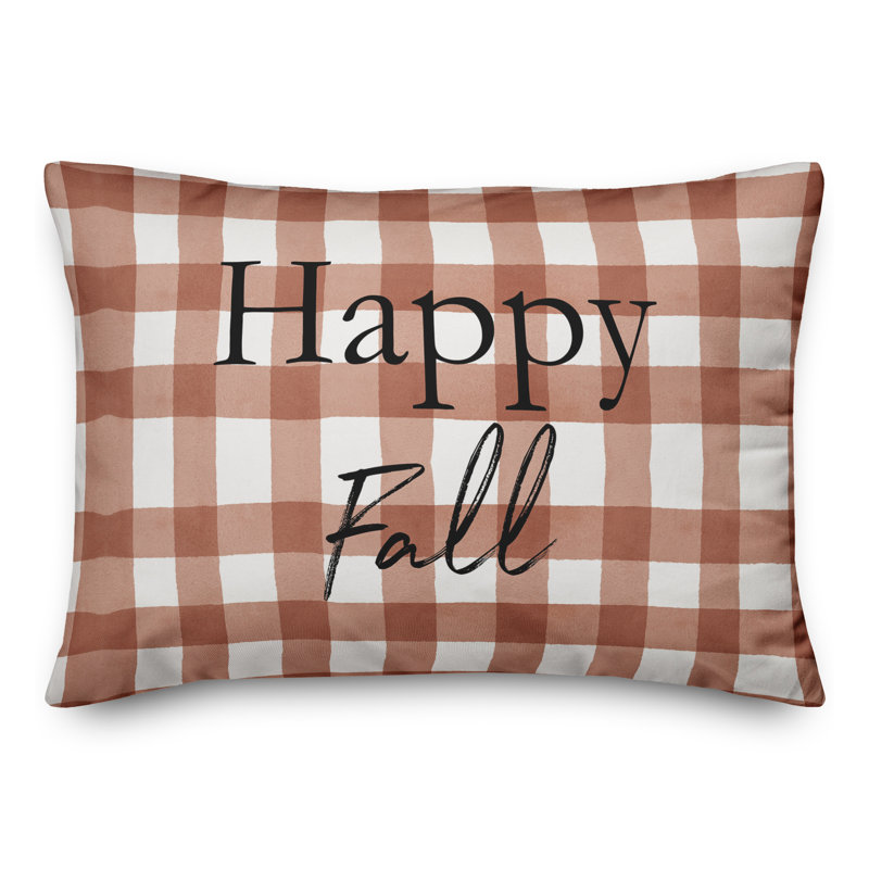 Housse et coussin rectangulaires Happy Fall