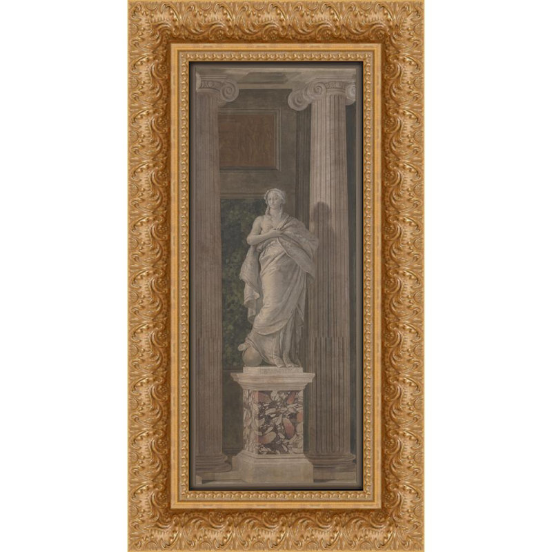 Figurine allégorique représentant la Grammaire (1760), H 18 po x l 10 po