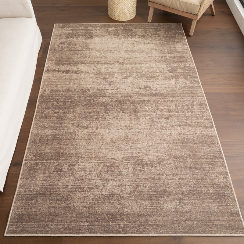 Damira Solid Machine Washable Area Rug, Rectangle 8'6" x 11'6"