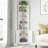 71" H Metal Corner Kitchen Cabinet With A Cabinet