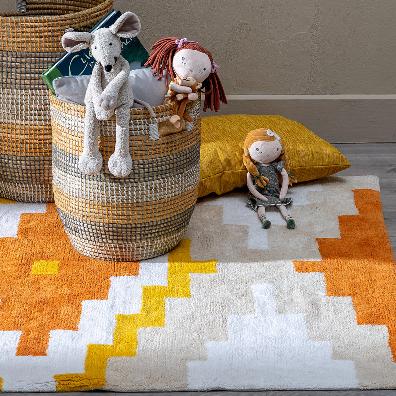 Liamgabriel Southwestern Cotton Area Rug, Rectangle 120 x 160cm