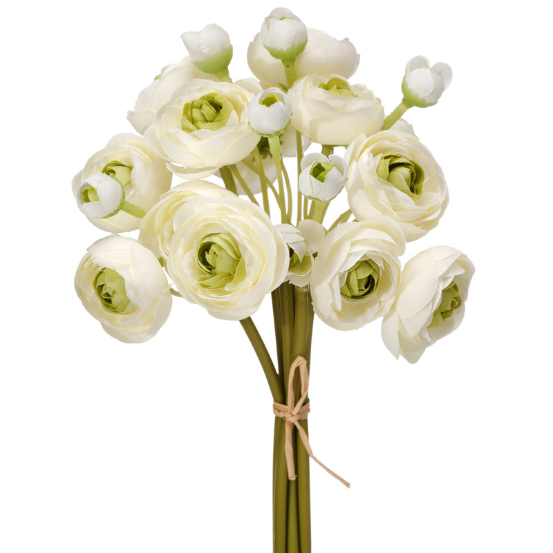 Bouquet de renoncules de jardin 11 po, Vert