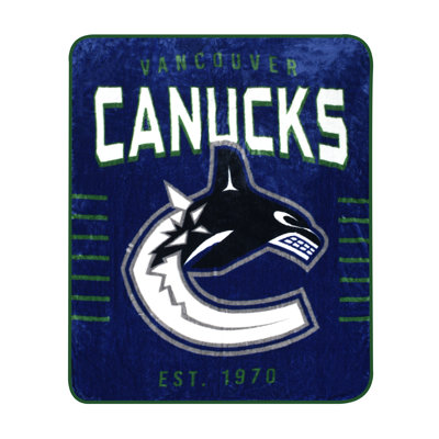 Jeté en polyester NHL Vancouver Canucks