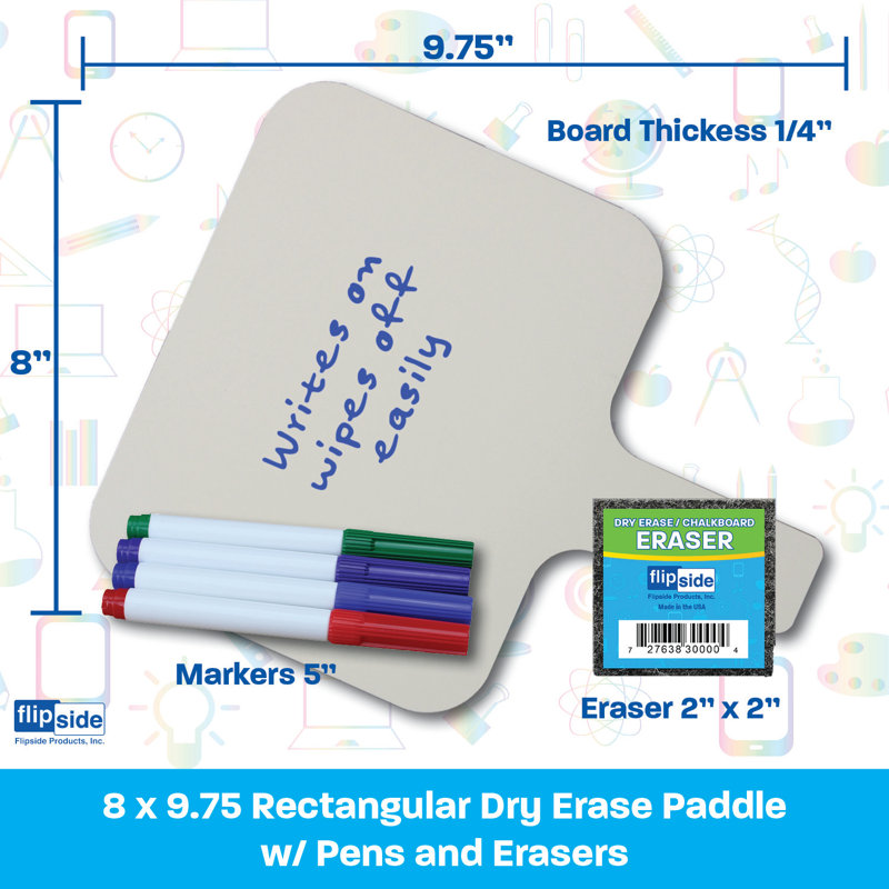 Flipside Products No Melamine Lap Board Whiteboard