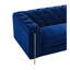 Causeuse en velours Charlene - Bleu-2015303466