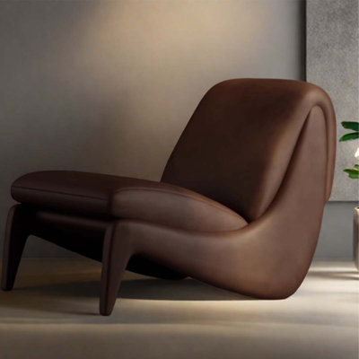 Italian minimalist leisure chair designer living r