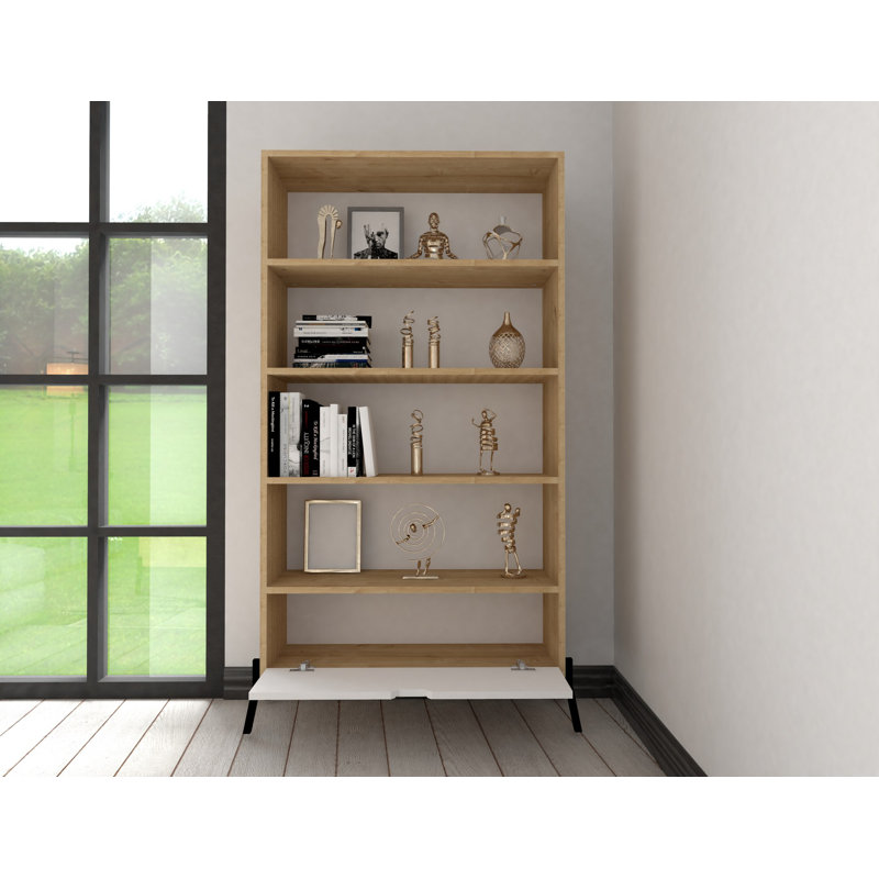 Ensemble de meubles de salon, Naturel / Blanc