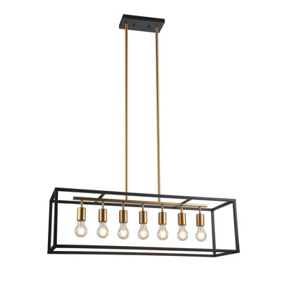 Luminaire suspendu 7 lumières pour îlot de cuisine