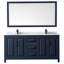 Ensemble de meuble-lavabo double 72 "avec miroir Daria-97900762-97900763-97900769