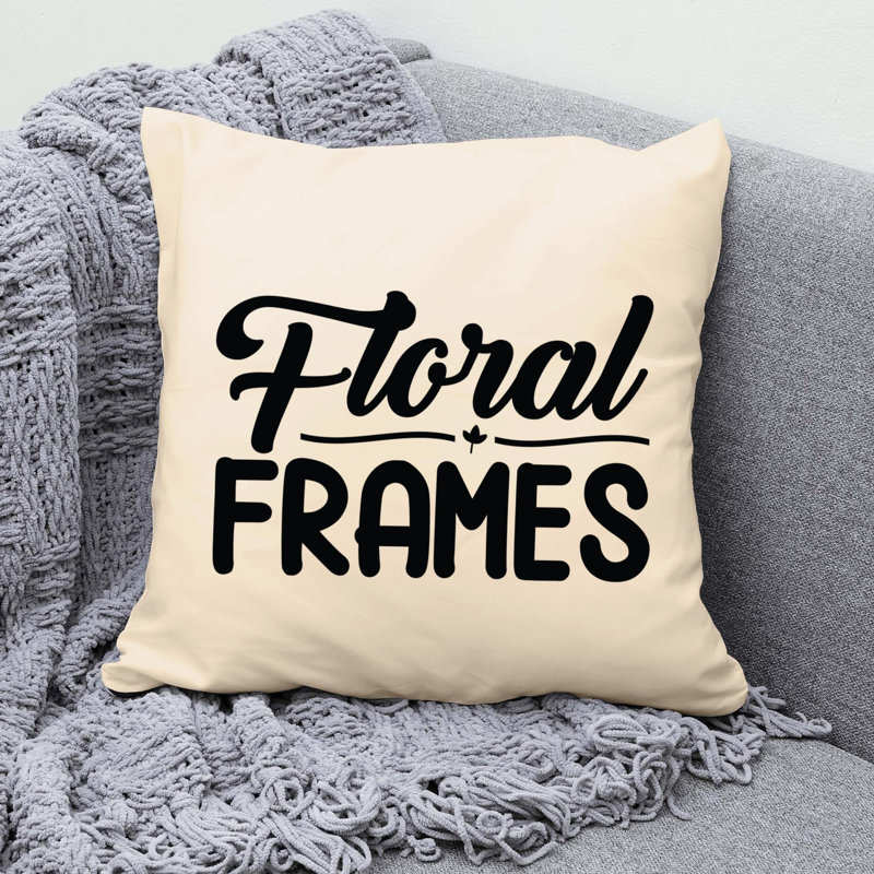 Citation amusante «Garden Lover» 490 - Coussin décoratif inclus, H 20 po x l 20 po