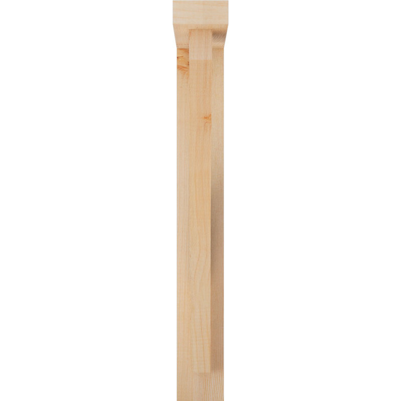Support de bloc Thorton avec entretoise décalée, 28 x 16, Sapin Douglas de l 3 1/2 (lisse)