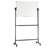 Freestanding Plastic Reversible Magnetic Small - 2' - 4' Whiteboard