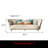 American light luxury simple leather sofa